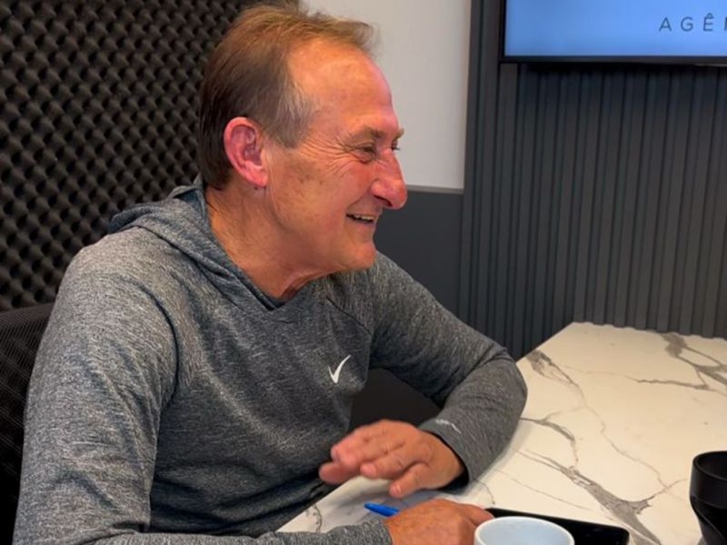 O secretário de Obras e presidente do PP de Itajaí, o narigudo Tarcizio Zanelato, participou do Desembucha JC. Assista à entrevista completa no youtube.com/@DesembuchaJC (foto: divulgação)