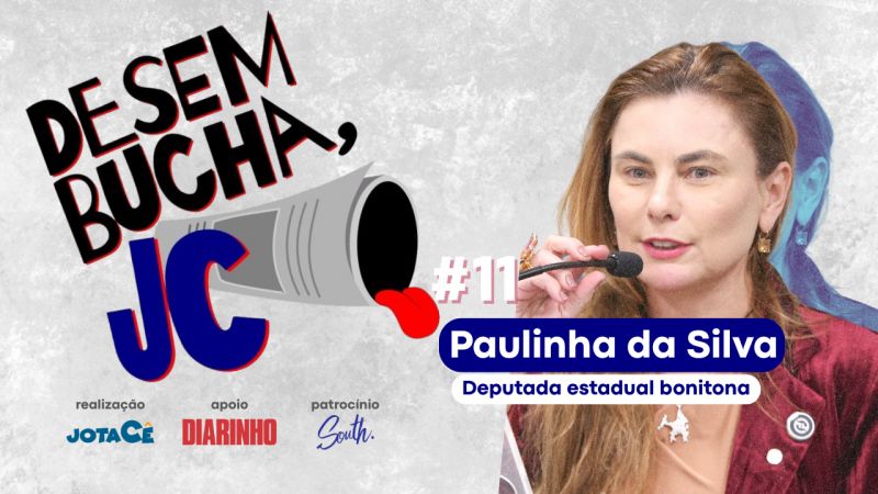 A deputada bonitona e presidente estadual do Podemos, Paulinha da Silva, participa do Desembucha JC nesta quarta-feira, ao vivo, a partir das 19h