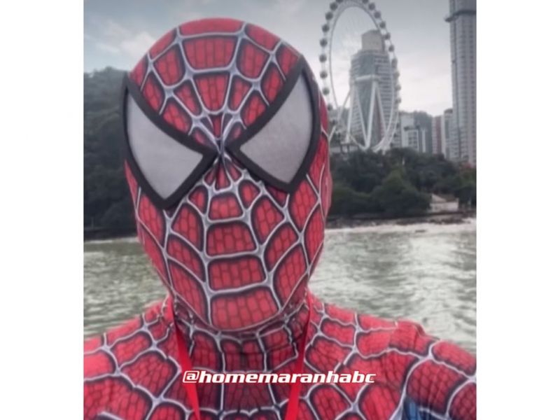 Super-heróis dizem tchau! O Homem Aranha de BC pediu sua exoneração do governo da prefeita Ju Pavan (PSD)