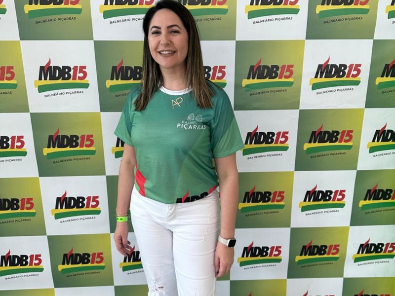“MDB Mulher em Foco” será na próxima quinta-feira e espera mais de 200 mulheres em Balneário Piçarras, convida a bagrona da sigla, Andressa Pera