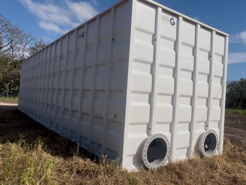 Itajaí começou a receber as peças da nova Estação de Tratamento de Água do Semasa (foto: divulgação)
