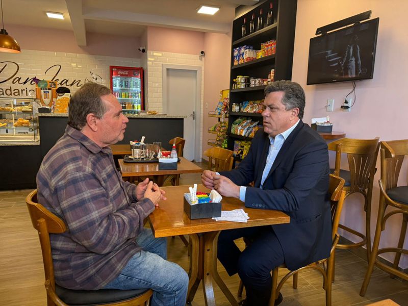 O deputado estadual Ivan Naatz (PL), que está na sua campanha ao Quinto Constitucional, veio conversar com o JC no Dia do Advogado e promove, nesta quinta-feira, em Itajaí, o jantar “Porta aberta com a advocacia” (foto: divulgação)