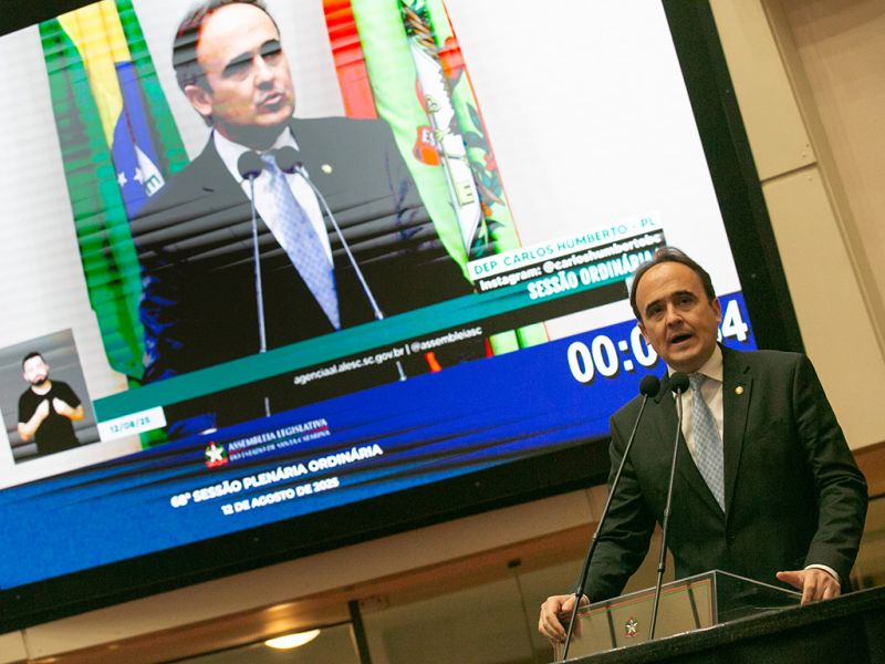 Hemosc em Itajaí caminha pra se tornar realidade e é uma bandeira histórica da cidade e região com o apoio do deputado estadual mais sorridente do sul do mundo, o sapatinho Carlos Humberto (PL) (foto: Lucas Diniz/Agência AL)