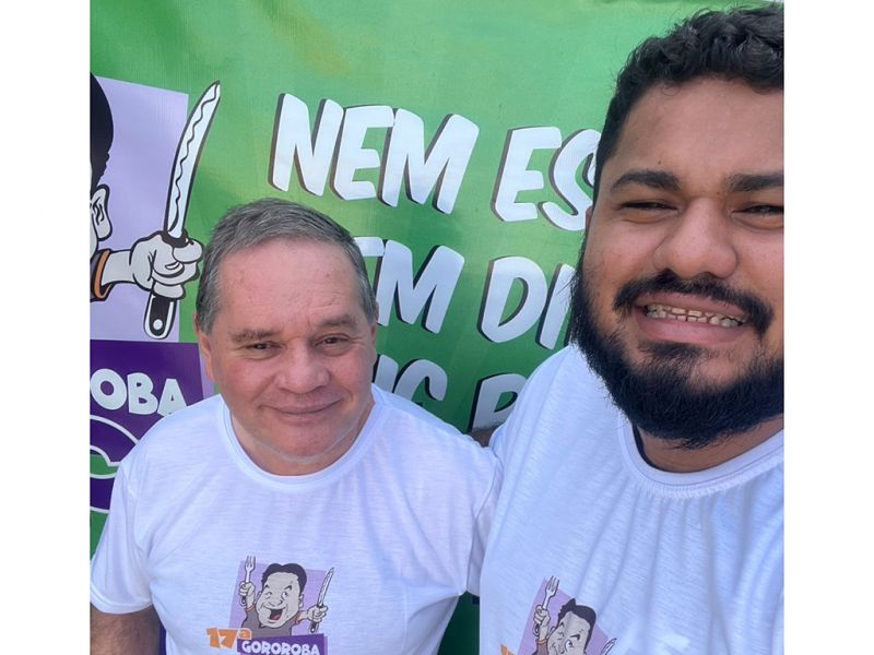 O Ronaldo Diniz do Portal F5 Ilhota confirmou presença na Gororoba