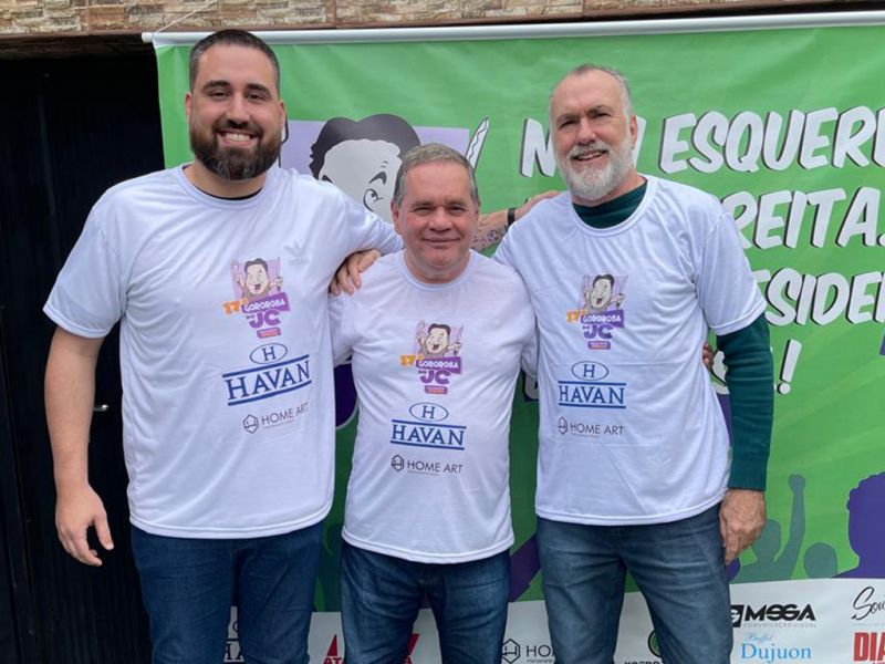 Sergio e Heitor Junkes apoiam a candidatura a presidente do JC