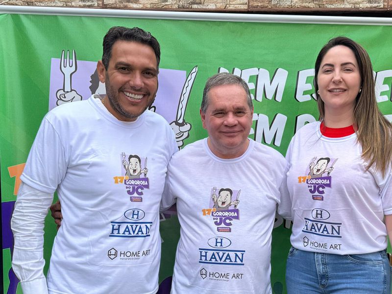 O prefeito de Piçarras, Thiago Baltt (MDB) e a primeira dama, pré-candidata a deputada estadual Andressa Pera (MDB), apoiam o JC