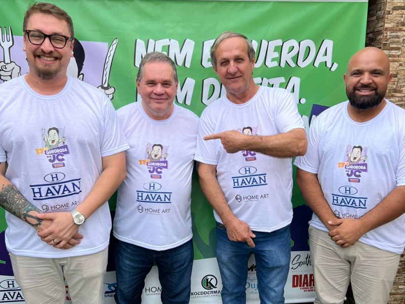 Penha na Gororoba! Vereador Élinho Quintino (PRD), vice-prefeito Mário Marquett (PL) e Jayson Prates