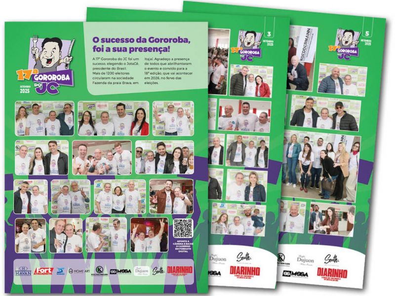 O caderno da 17ª Gororoba do JC circula encadernado na edição desta segunda-feira do DIARINHO