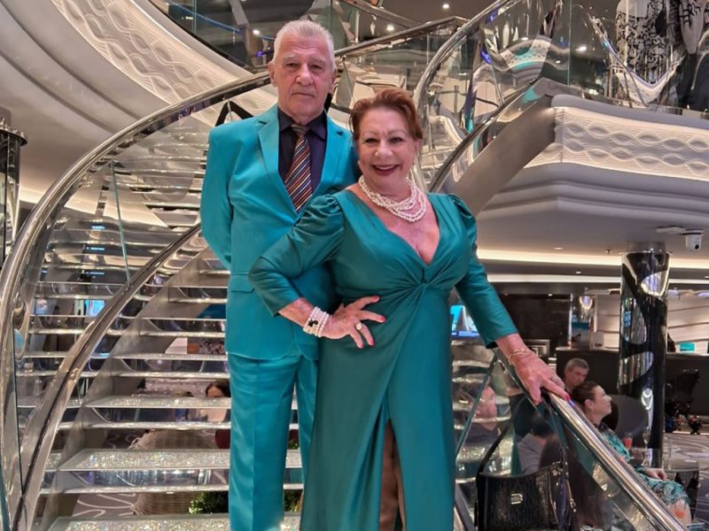 Bodas de Diamante - Meu abraço carinhoso a este casal querido, Lila e Wilson Nizar, de Balneário Camboriú, que completou 60 anos de casamento. Felicidades!  (foto:  Arquivo Pessoal)
