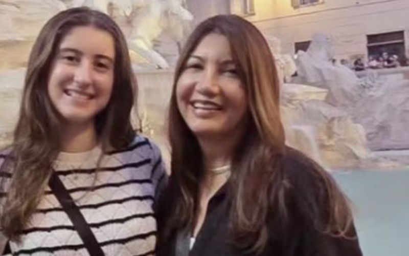 Miriam de Almeida, com a neta: Alice 