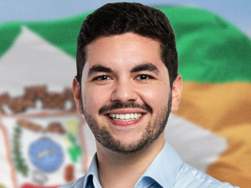 O presidente da casa do povo de Camboriú, Marlon Borsatto (MDB), vai ser prefeito por uma semana. Será o mais jovem da história da cidade, com apenas 27 anos, de 3 a 9 de outubro (foto: divulgação)