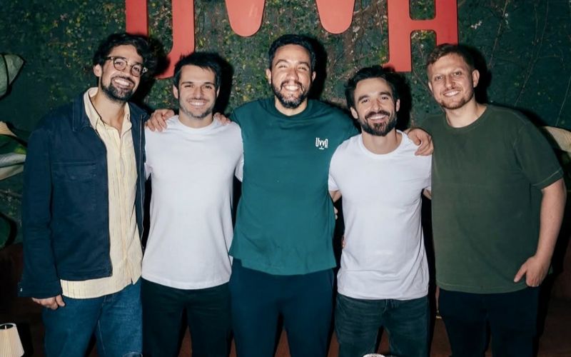 Guilherme Sandri, Leo Morgado, Gabriel Rodrigues, Luan Martins e Mateus (Boris) Provesi