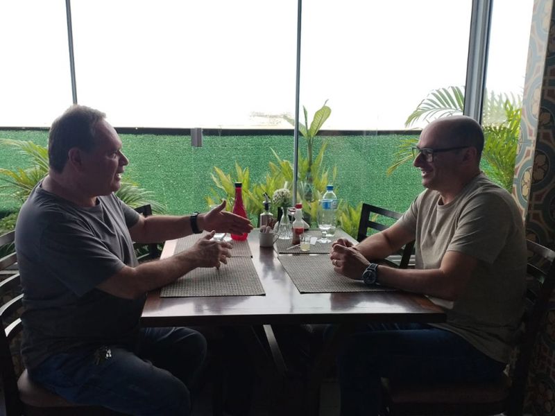 O JC almoçou com o todo-poderoso presidente do Podemos pexêro, Fabinho Rezes (foto: divulgação)