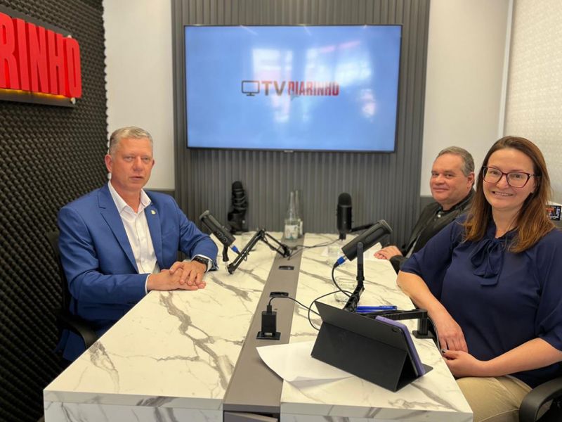 O vice-prefeito Rubens Angioletti (PL) participou do “Diz aí!”. Assista na TV DIARINHO no YouTube e leia na edição impressa do finde (foto: divulgação)