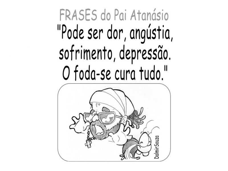  Enquanto isso... (Charge do Miro)