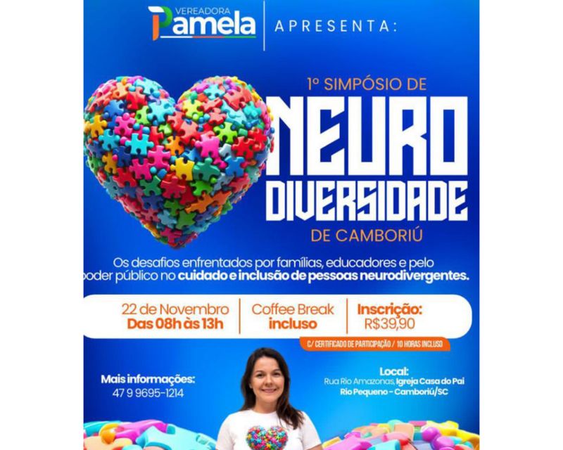 Uso de “vereadora apresenta” pra promover evento pago em igreja, pela Pâmela da Silva Borduchi (PL), pode acabar na Comissão de Ética do legislativo de Camboriú (foto: divulgação)