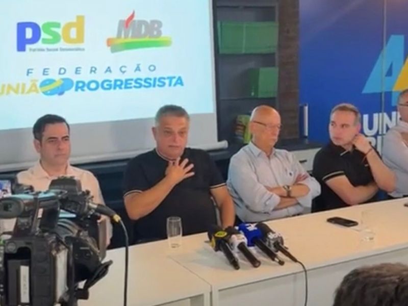 Vai ter jogo! O pré-candidato a governador João Rodrigues (PSD) uniu ao seu projeto o MDB, PP e União Brasil, e lascou que vai ser “a campanha do tostão contra o milhão” (foto: Reprodução/Tia Net)