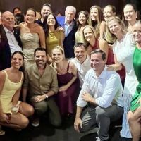 Família Dalçoquio no niver da Gina