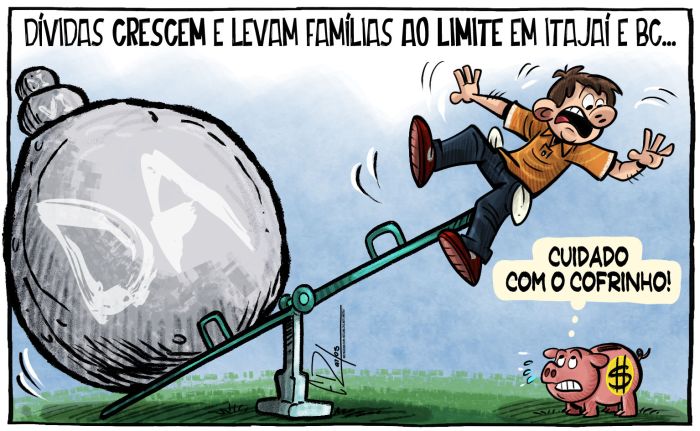 Cresce endividamento das famílias em Itajaí e BC