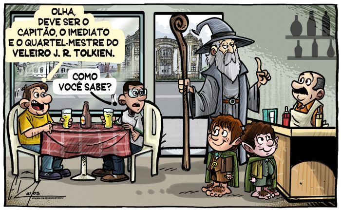 Veleiro J. R. Tolkien faz parada em Itajaí