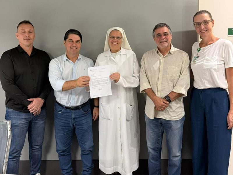 Espirrou recursos! O deputado Emerson Stein (MDB) destinou R$ 1,2 milhão para os hospitais Marieta (foto) e Pequeno Anjo, e pra Educação pexêra