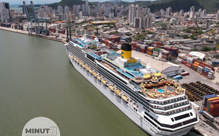 Itajaí é o segundo porto do Brasil em cruzeiros